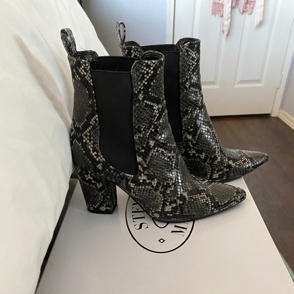 Steve Madden Snake Booties